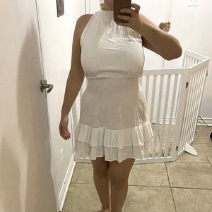 White dress 100% cotton